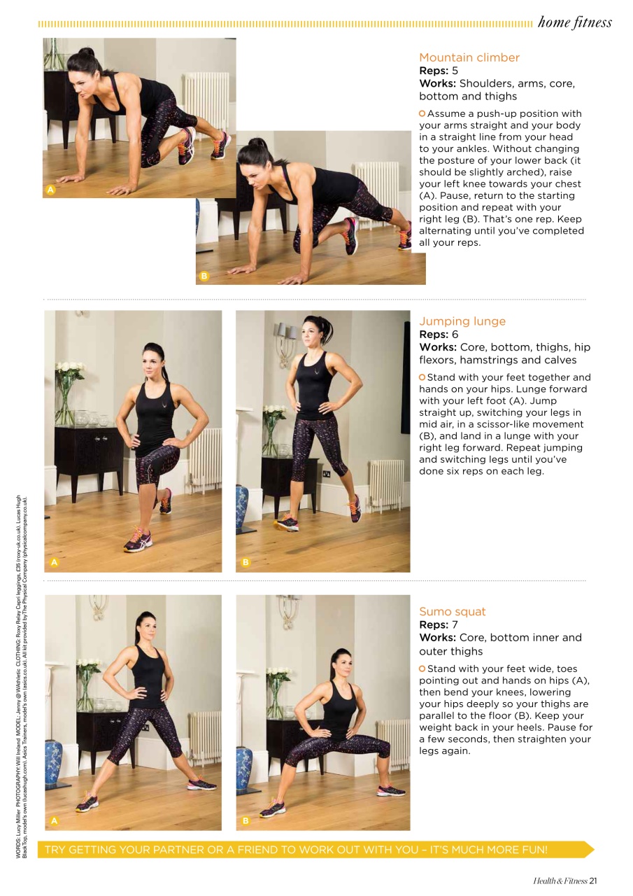 Women’s Fitness Preview Pages