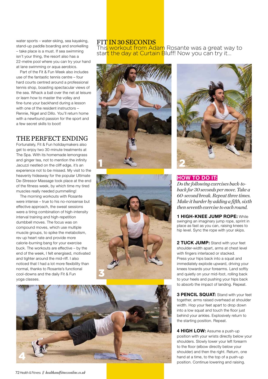 Women’s Fitness Preview Pages