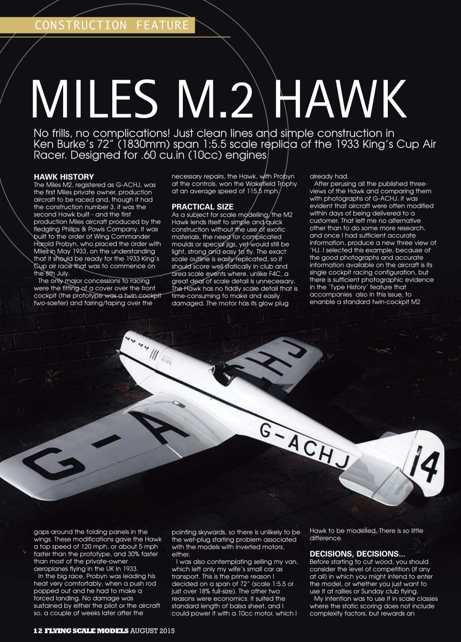 Flying Scale Models Preview Pages