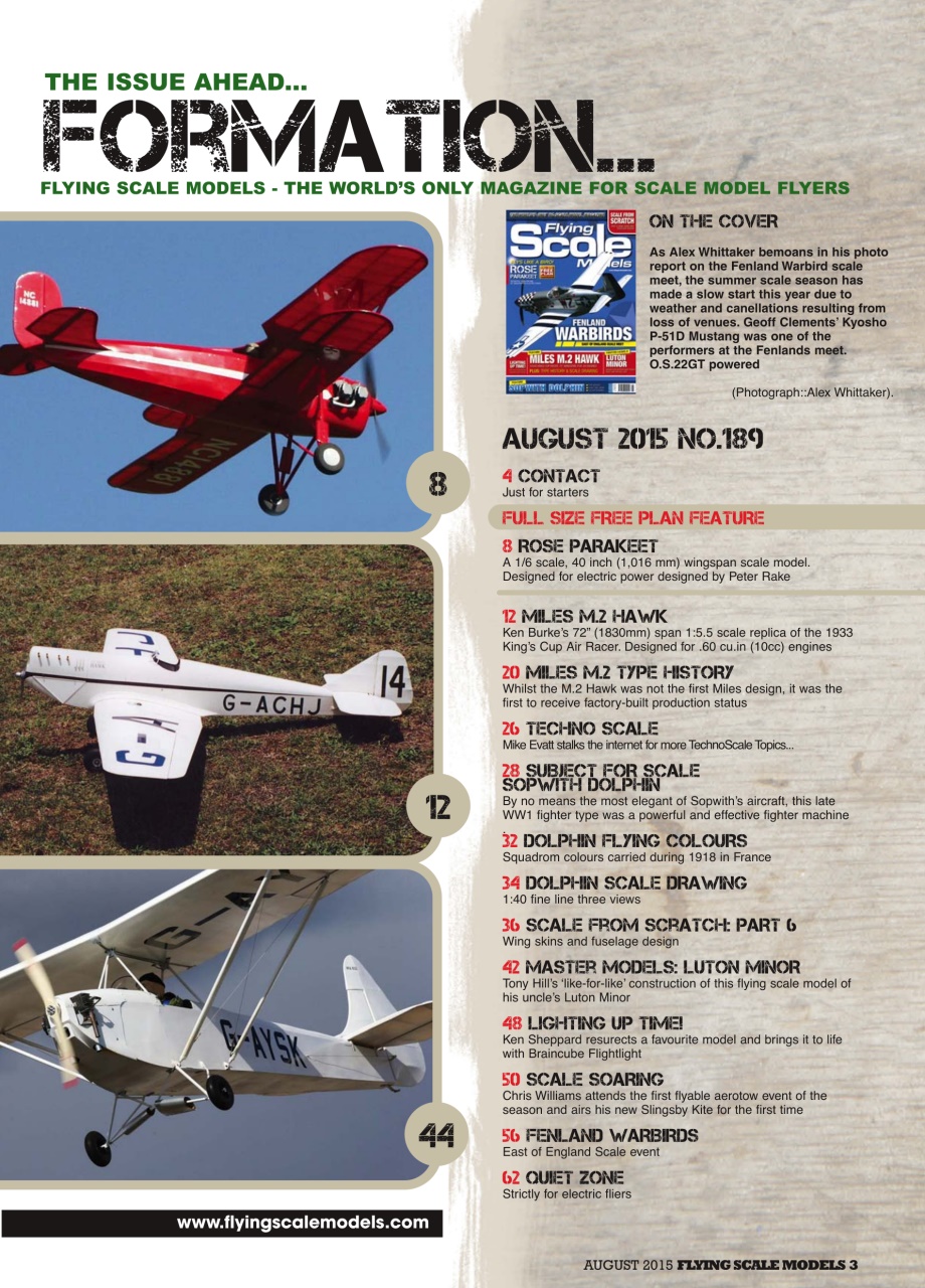 Radio Control Model Flyer Preview Pages