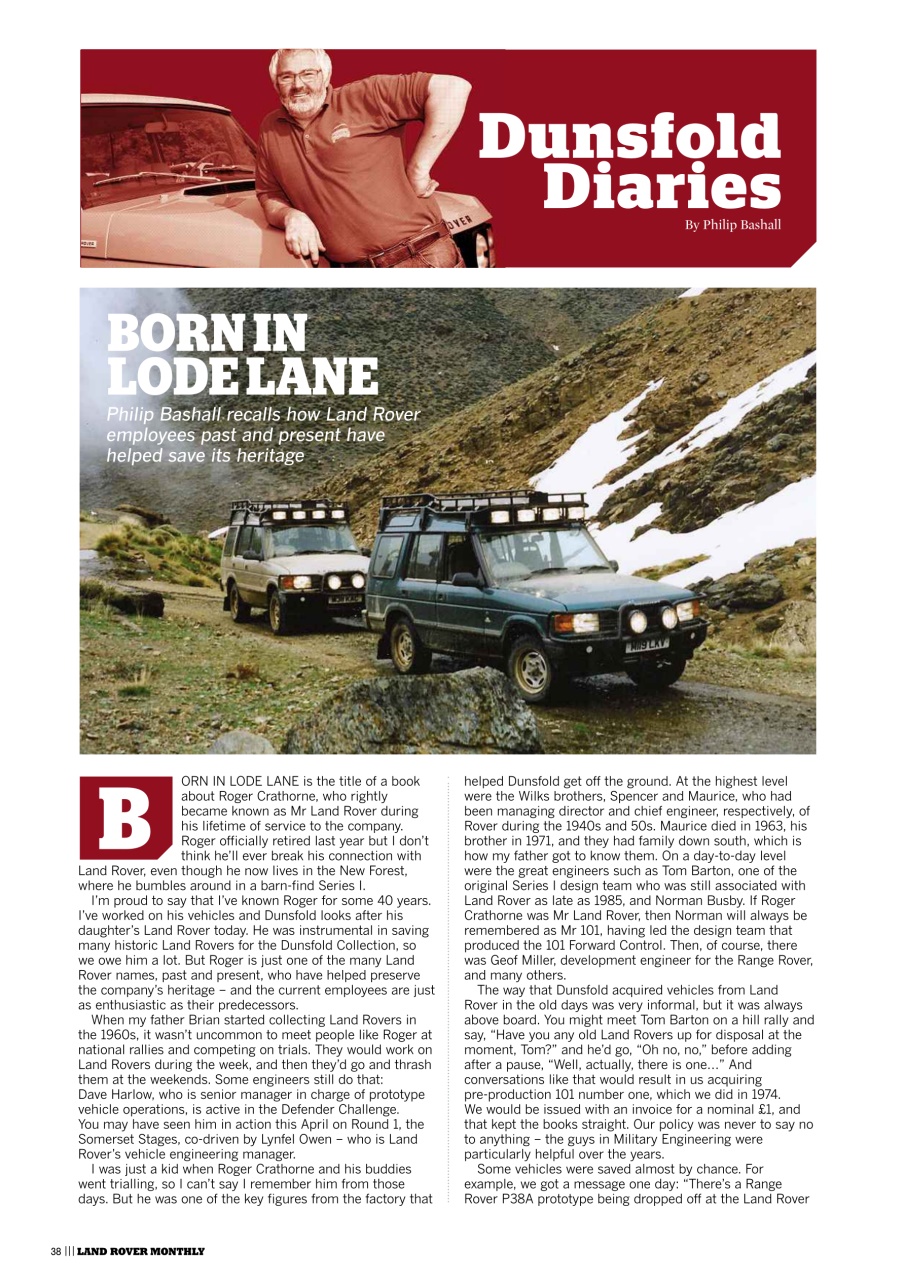 Land Rover Monthly Preview Pages