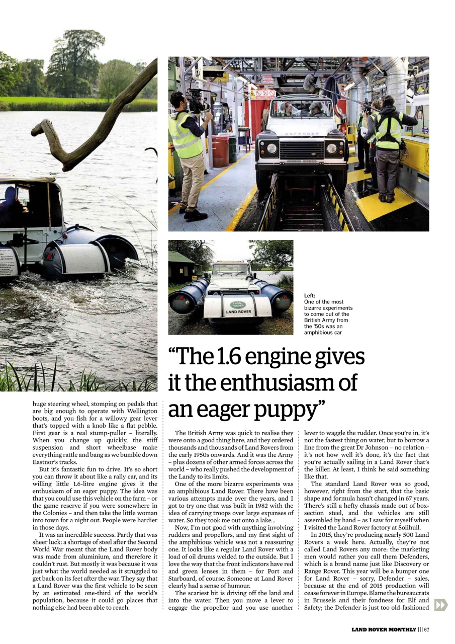 Land Rover Monthly Preview Pages