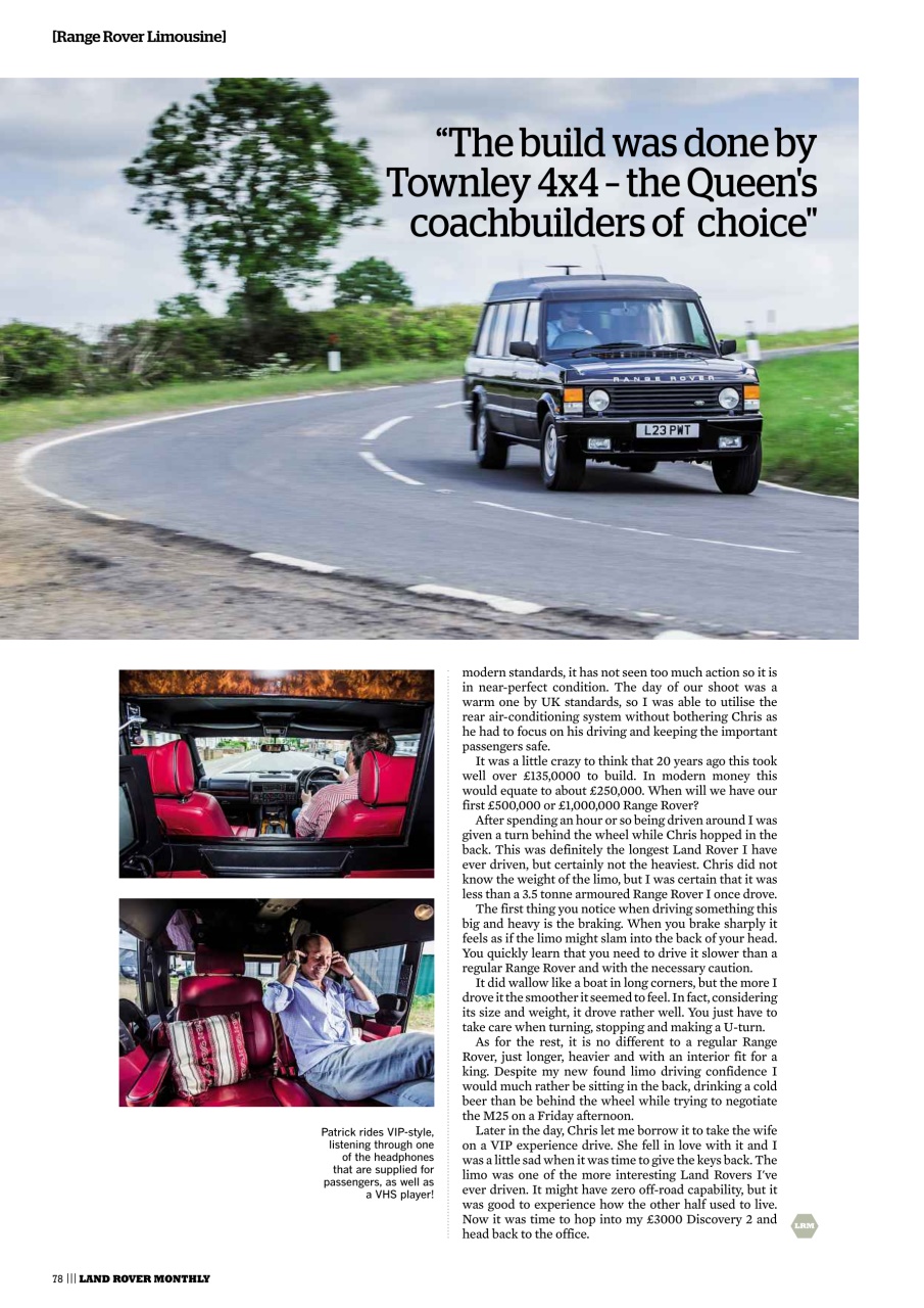 Land Rover Monthly Preview Pages