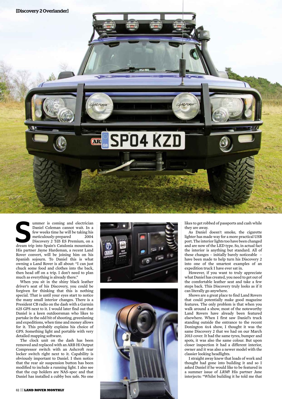 Land Rover Monthly Preview Pages