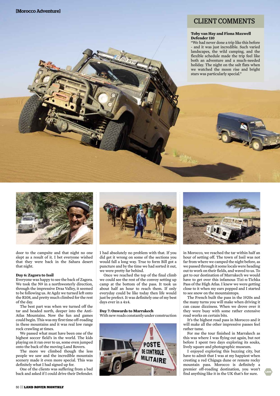 Land Rover Monthly Preview Pages