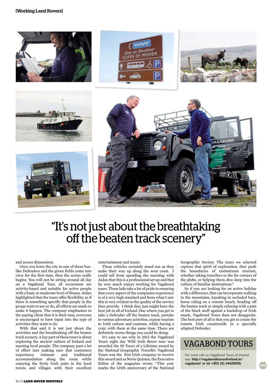 Land Rover Monthly Preview Pages