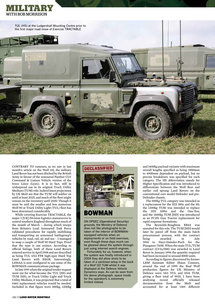 Land Rover Monthly Preview Pages