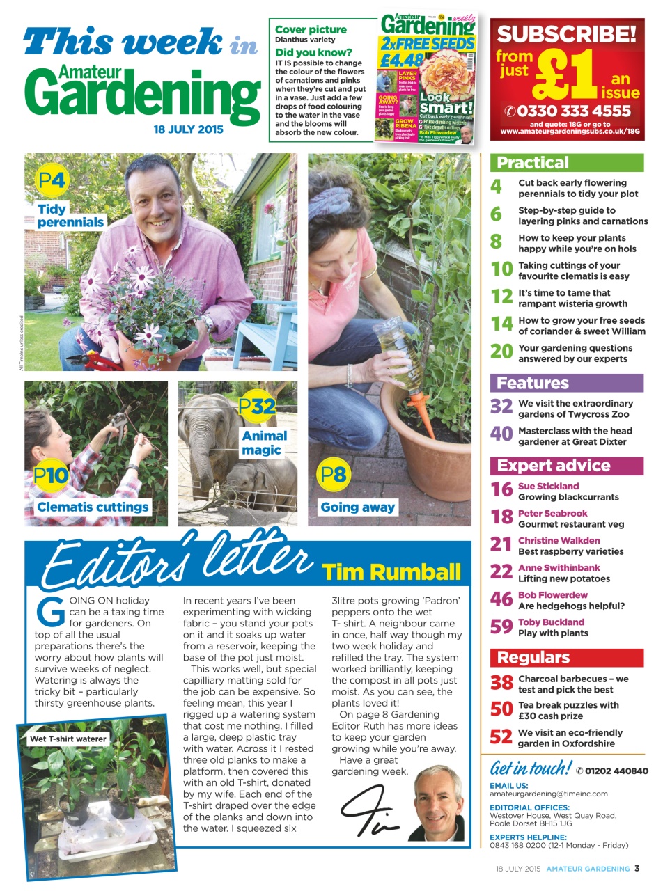 Amateur Gardening Preview Pages