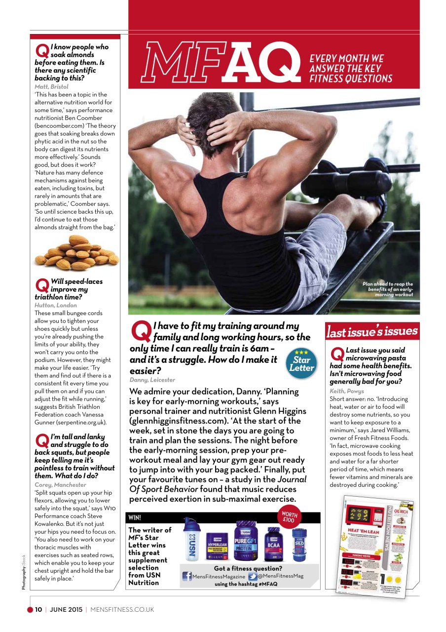 Men's Fitness Preview Pages