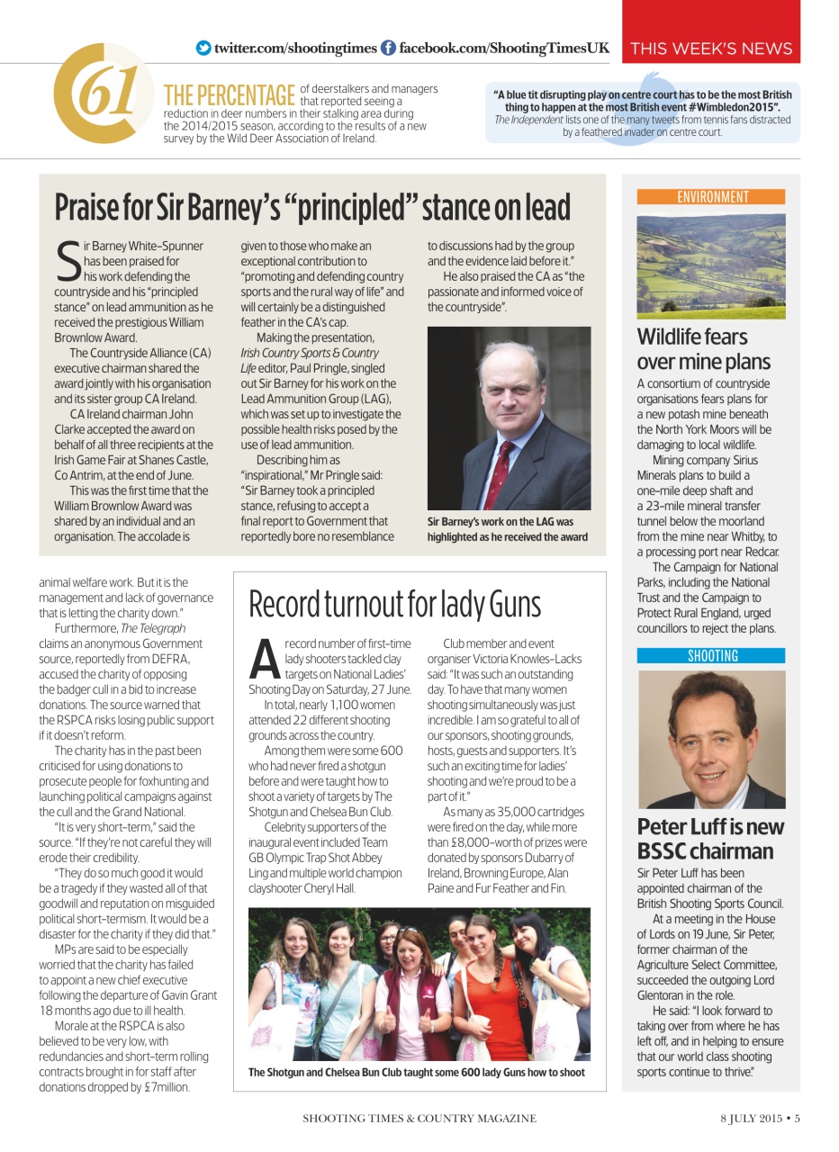 Shooting Times & Country Preview Pages