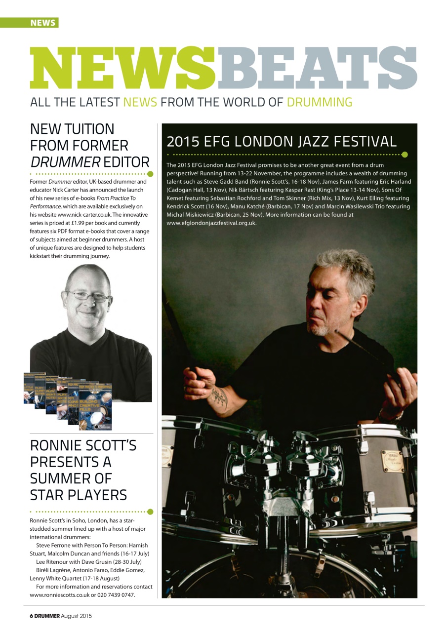 iDrum magazine: Never miss a beat Preview Pages