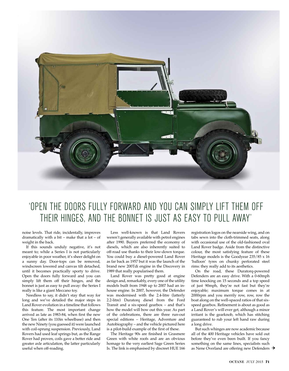 Octane Preview Pages