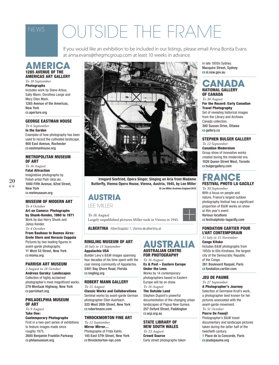 Black+White Photography Preview Pages