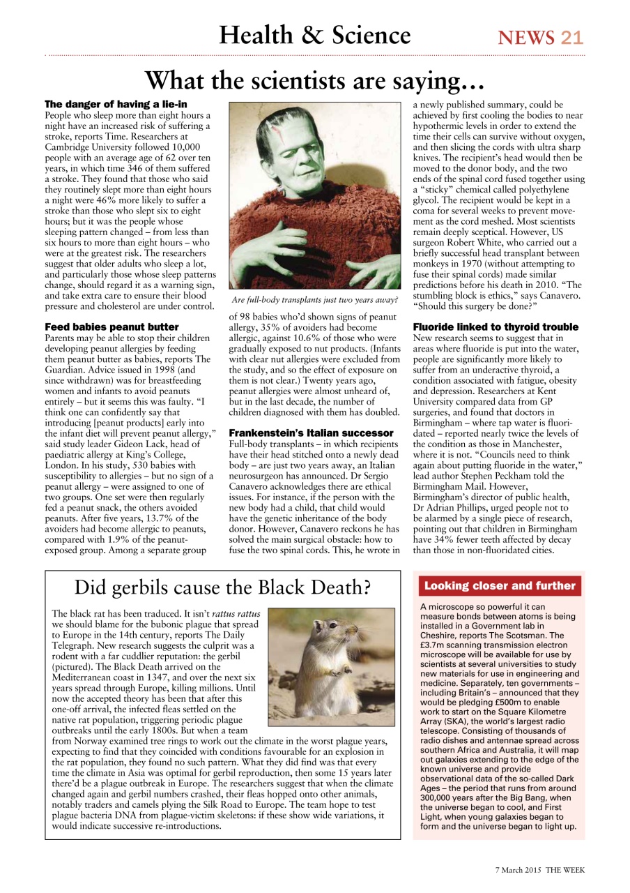 The Week Preview Pages