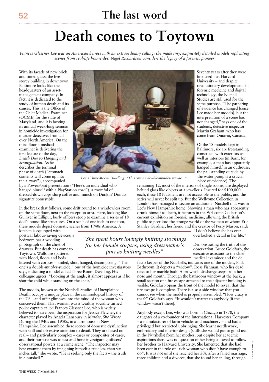 The Week Preview Pages