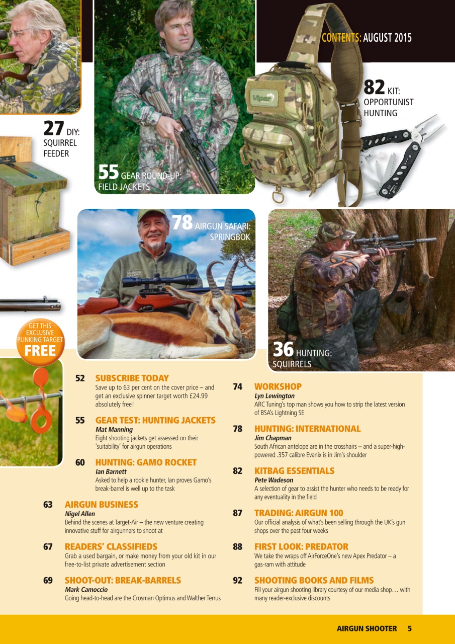 Airgun Shooter Preview Pages