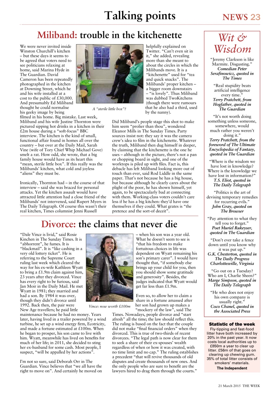 The Week Preview Pages