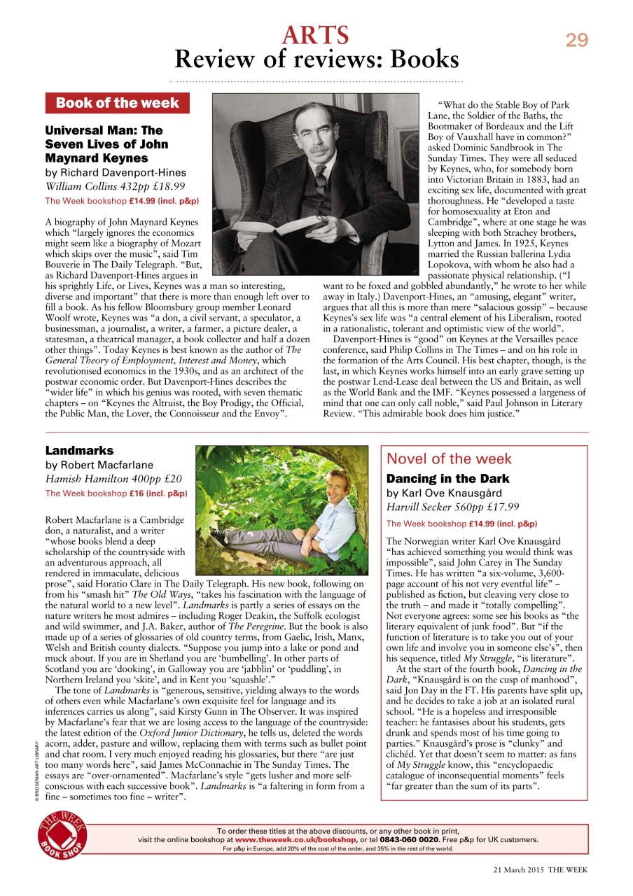 The Week Preview Pages