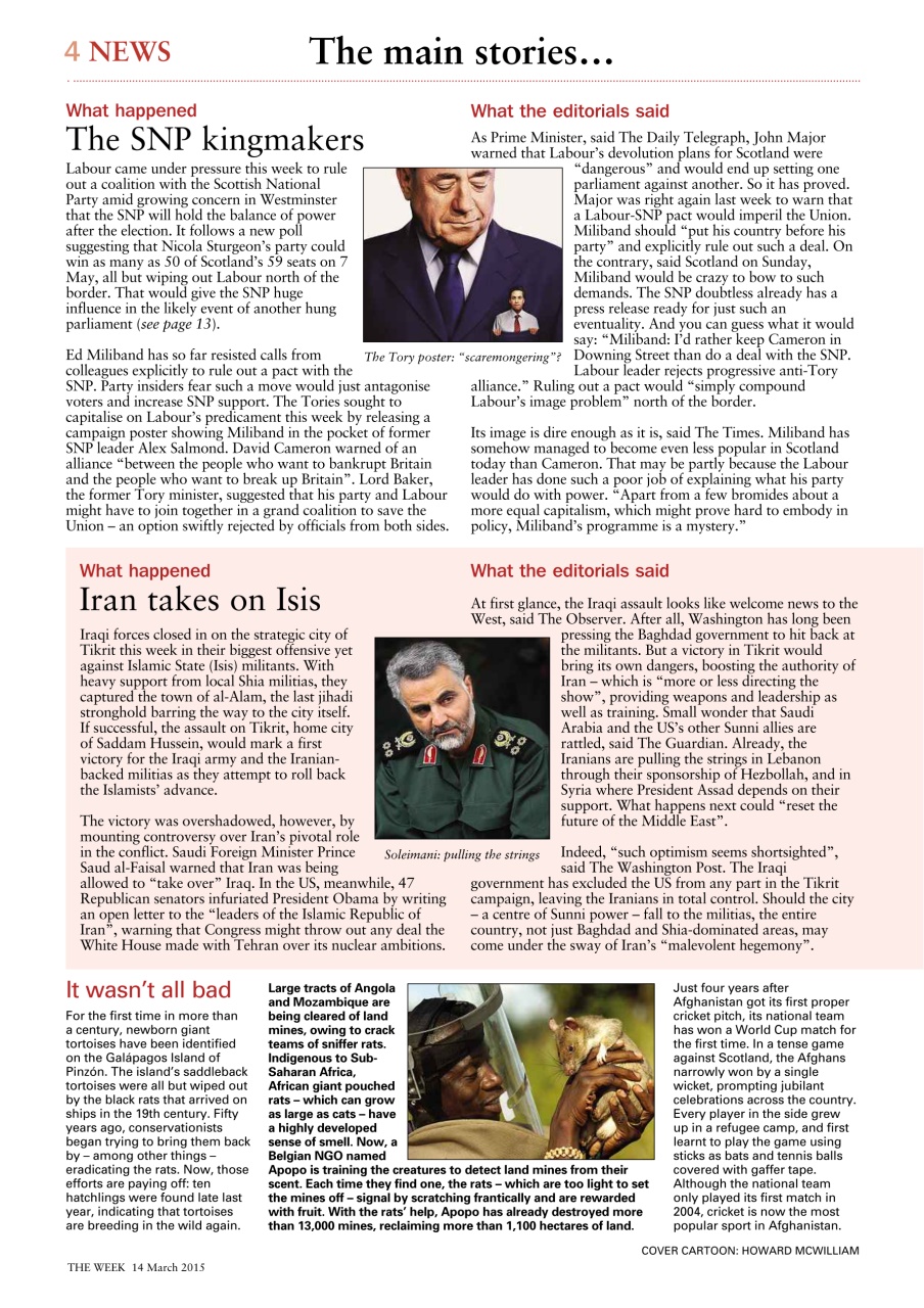 The Week Preview Pages