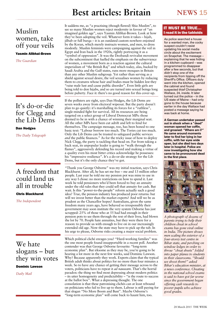 The Week Preview Pages