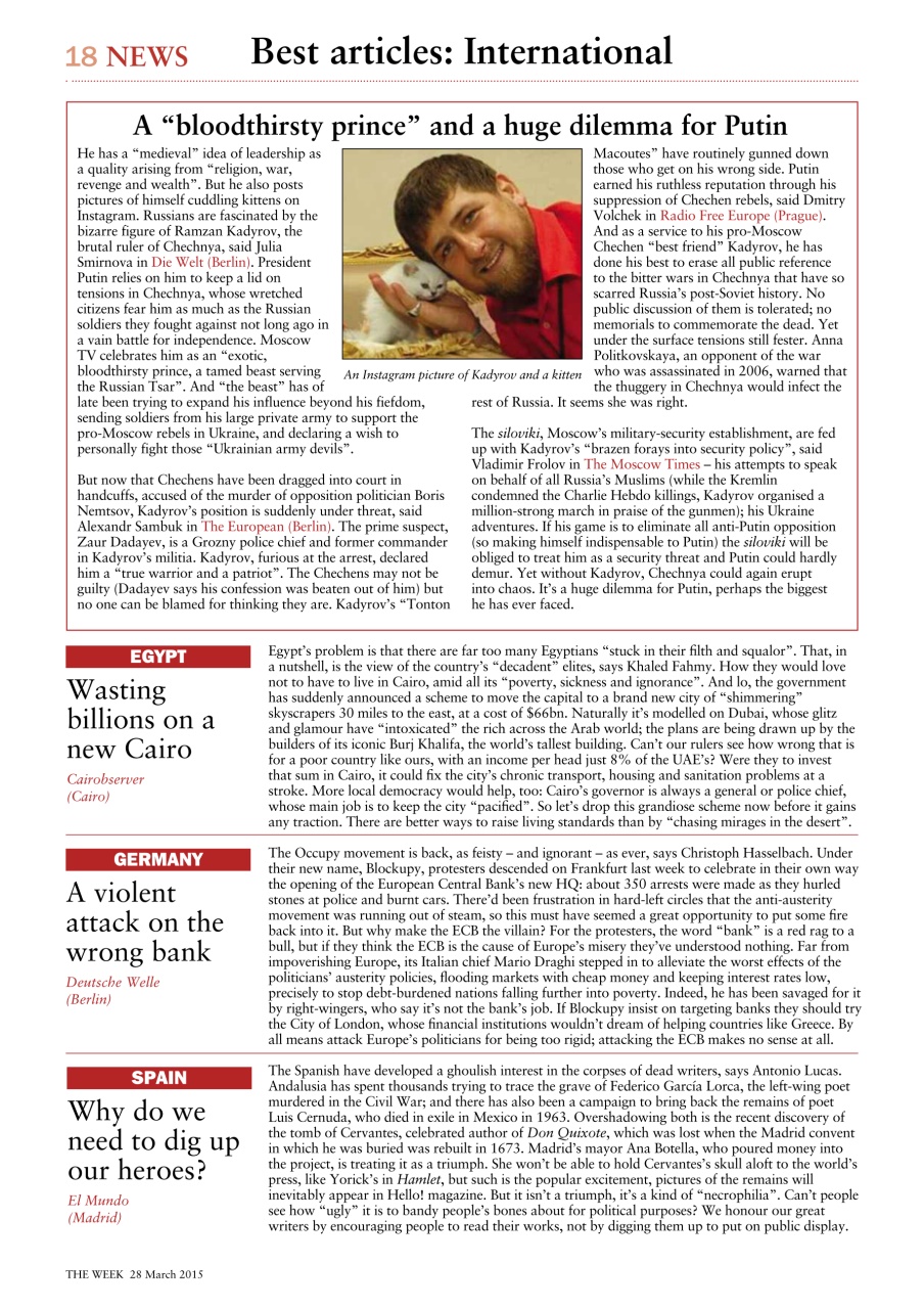 The Week Preview Pages