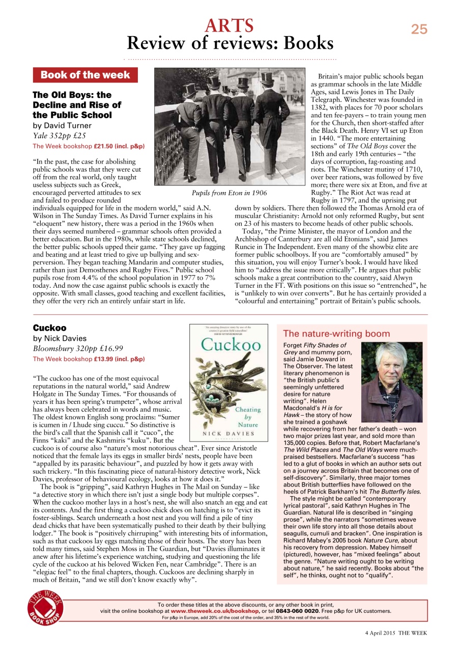 The Week Preview Pages