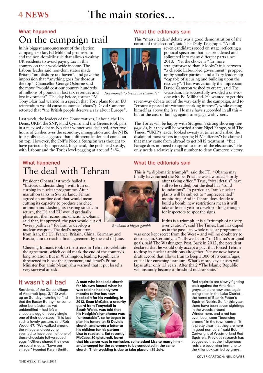 The Week Preview Pages