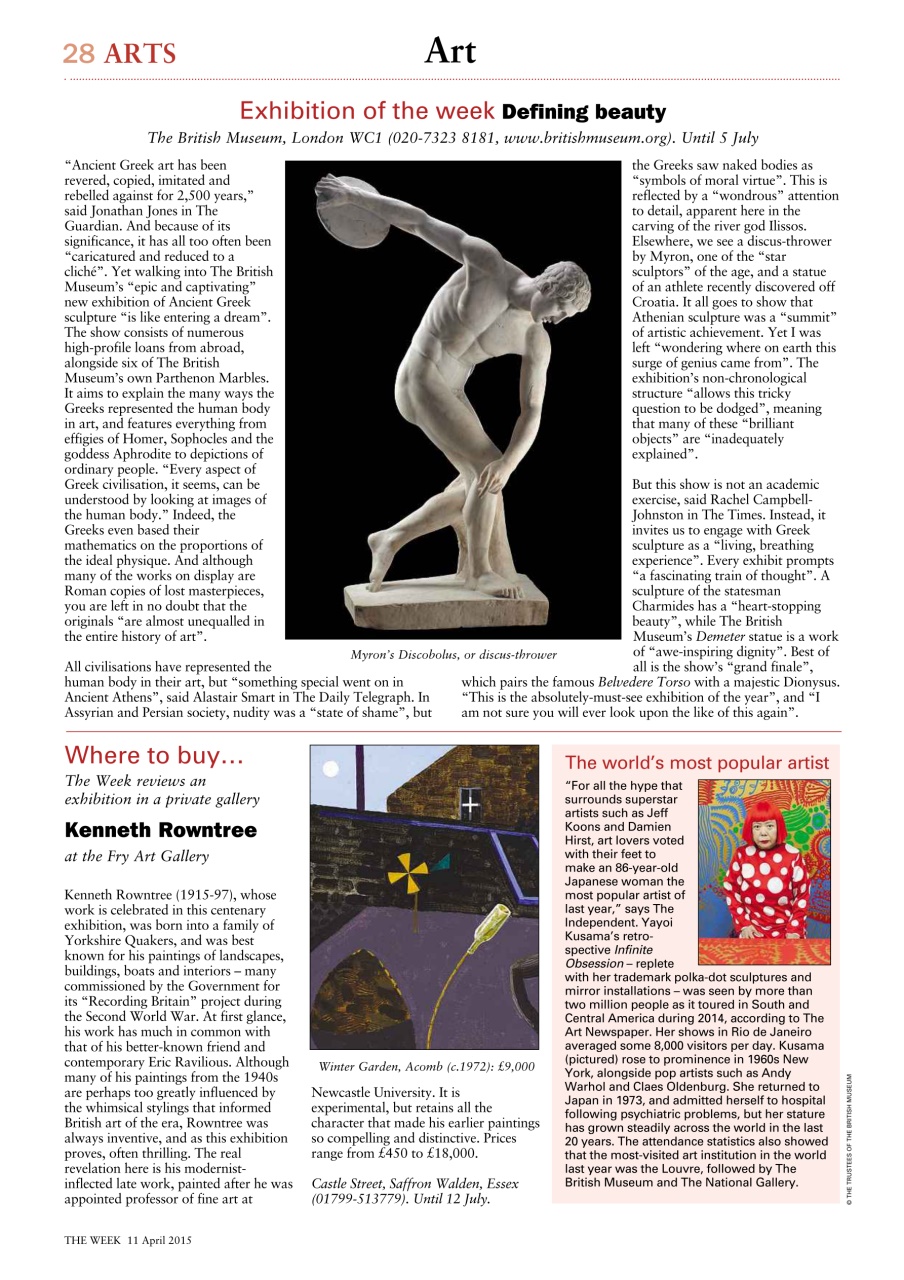 The Week Preview Pages