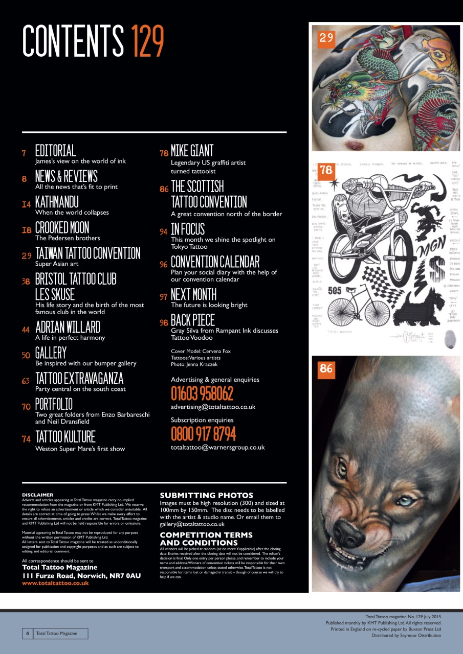 Total Tattoo Preview Pages