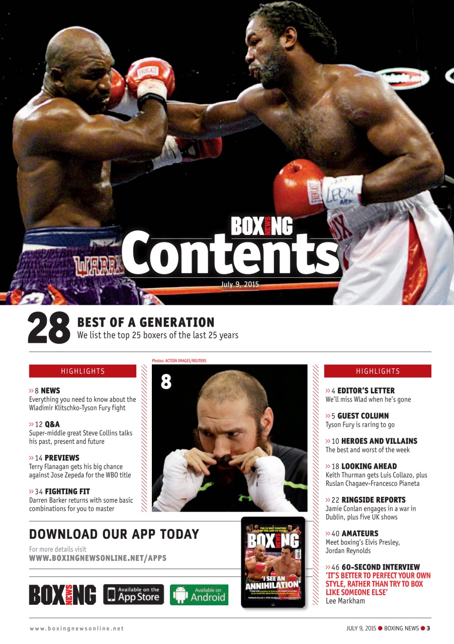 Boxing News Preview Pages