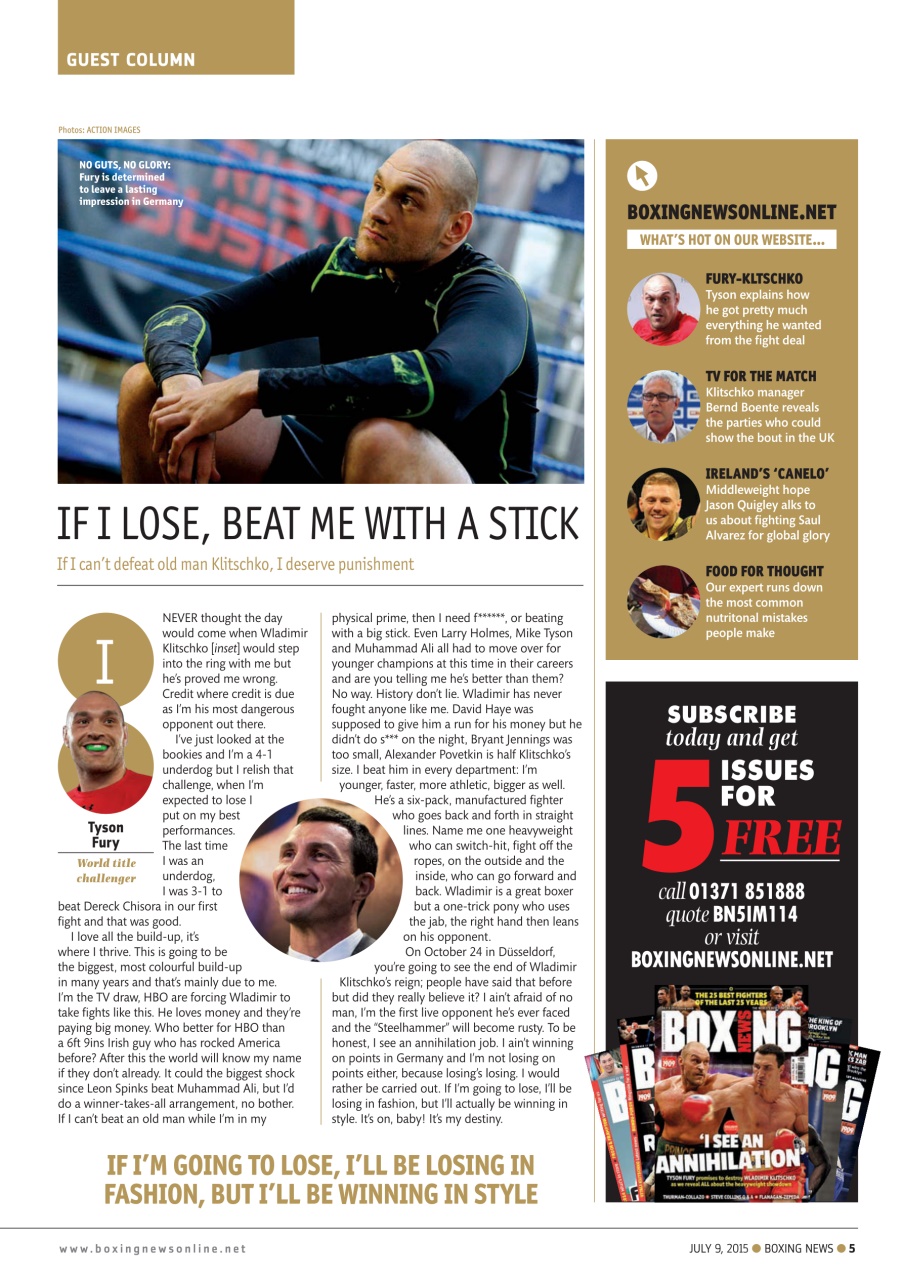 Boxing News Preview Pages