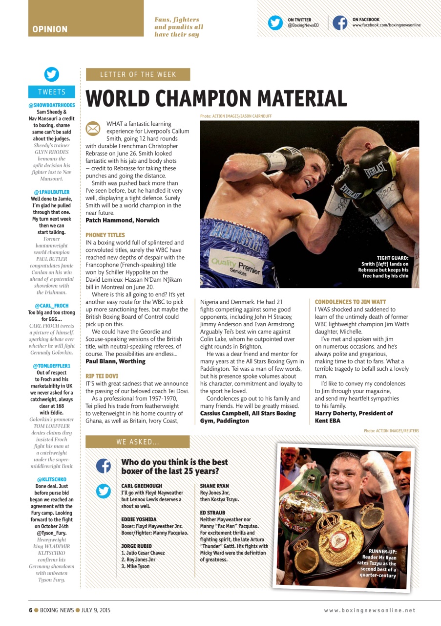 Boxing News Preview Pages