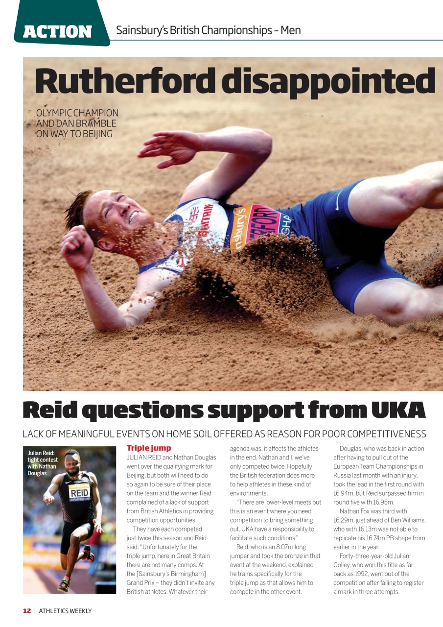 AW – Athletics Weekly Magazine Preview Pages