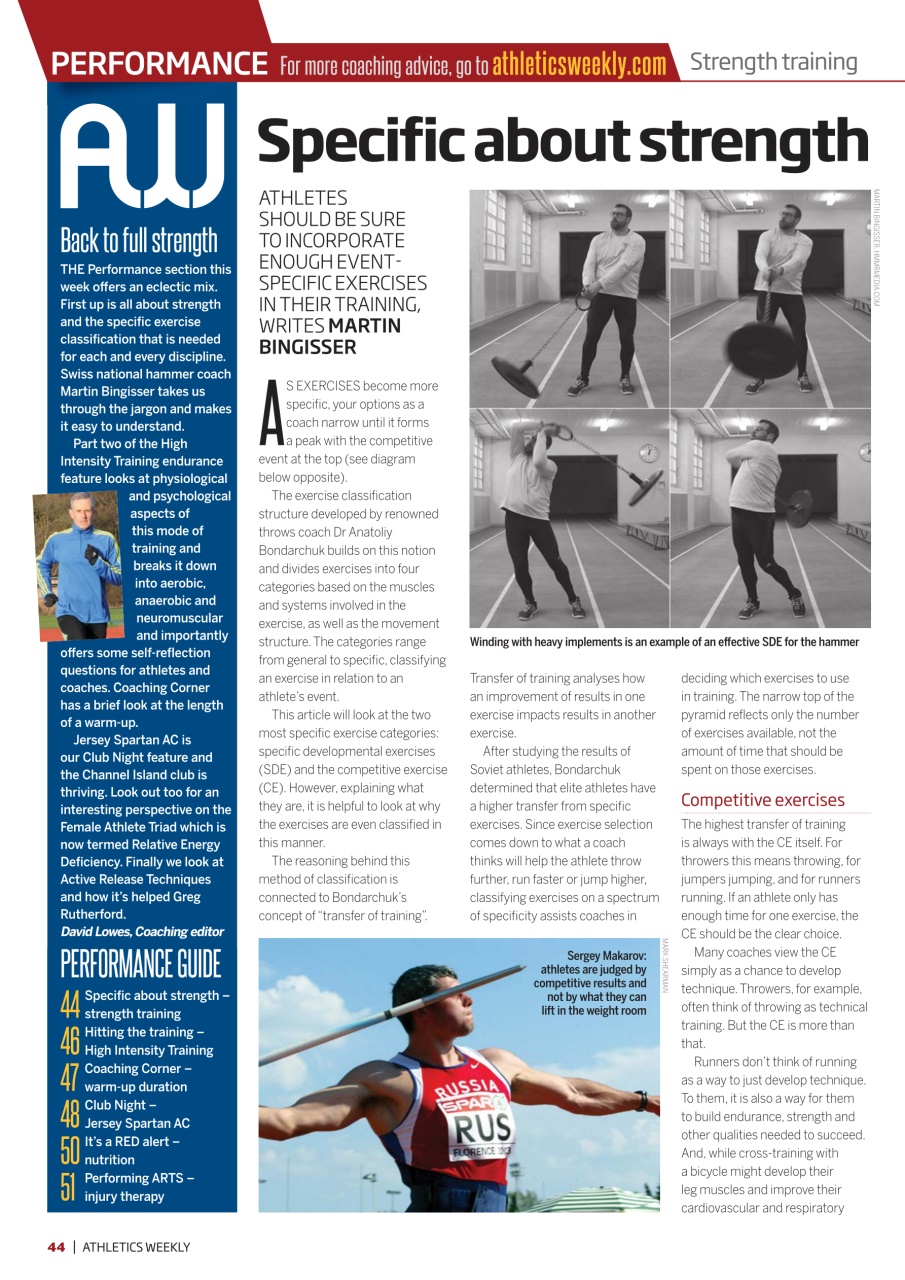 AW – Athletics Weekly Magazine Preview Pages