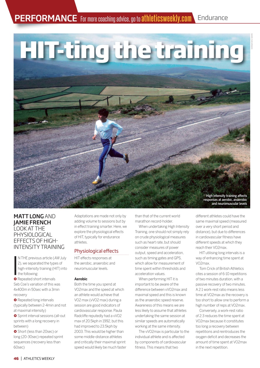 AW – Athletics Weekly Magazine Preview Pages