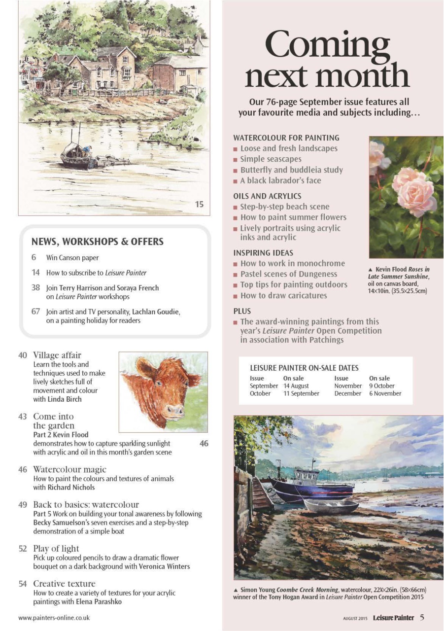 Leisure Painter & The Artist Preview Pages