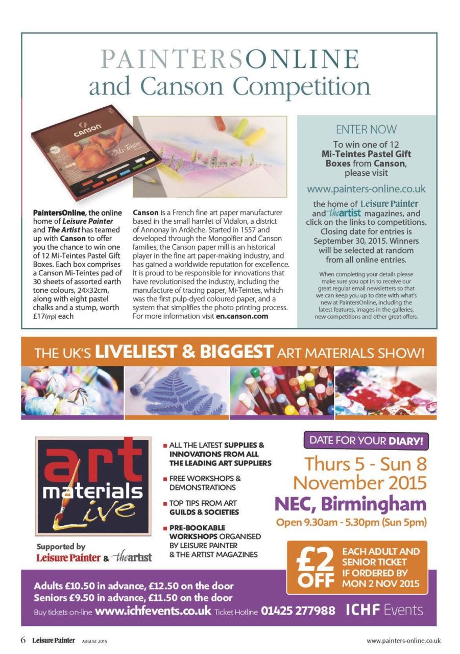 Leisure Painter & The Artist Preview Pages