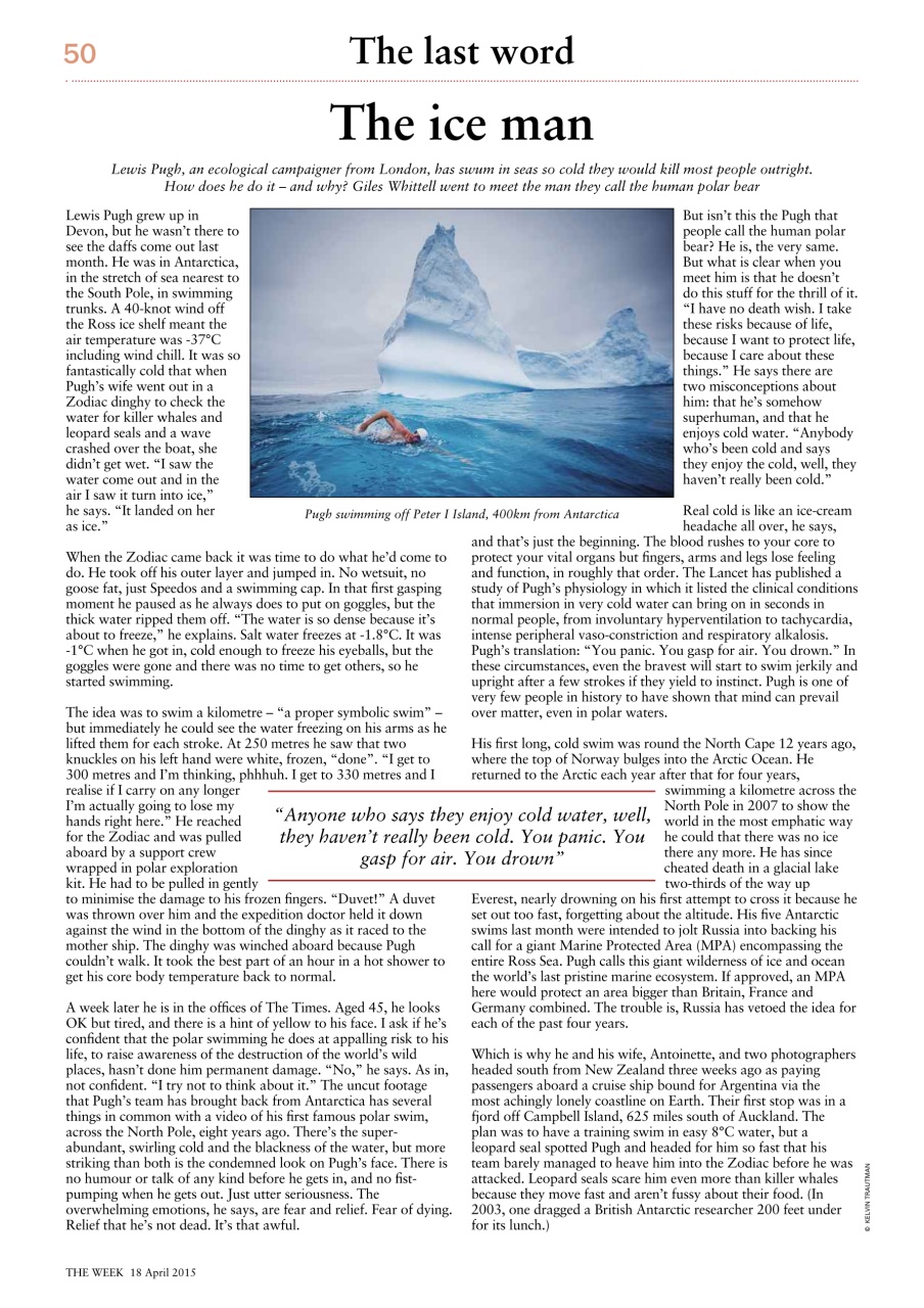 The Week Preview Pages