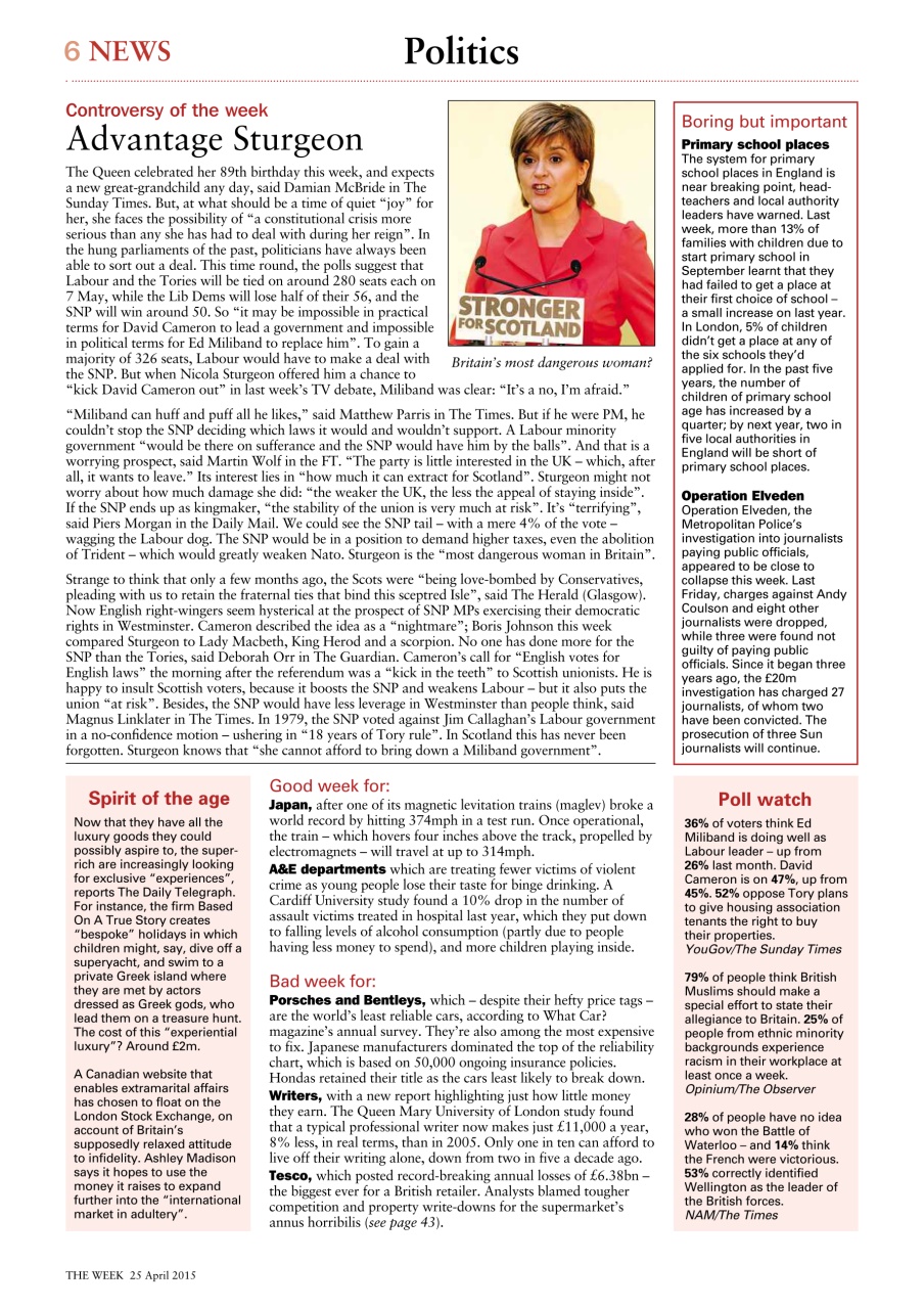 The Week Preview Pages