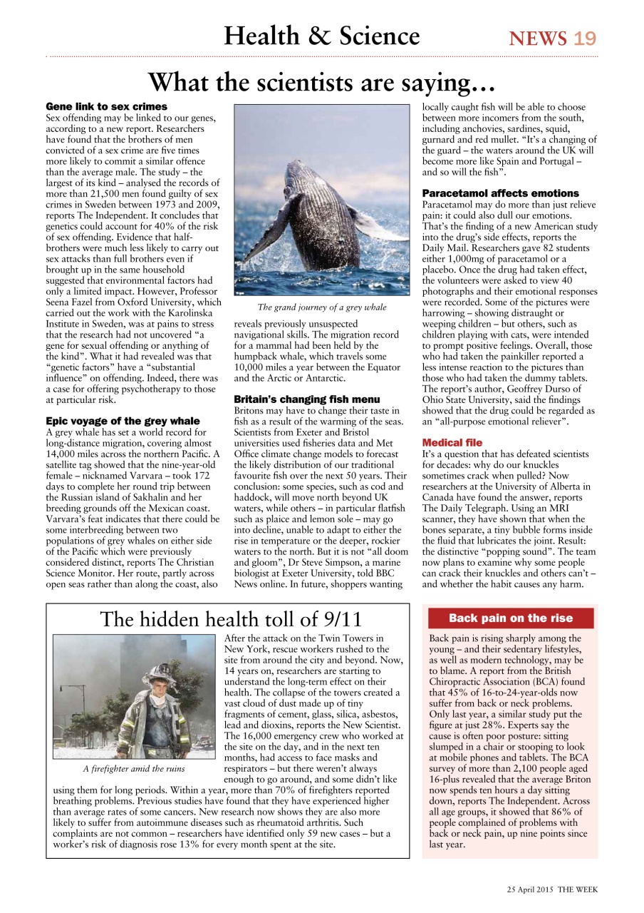 The Week Preview Pages