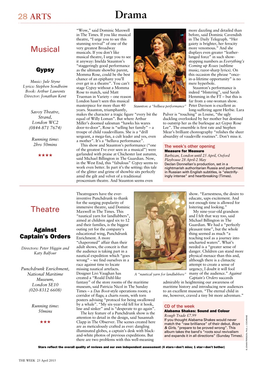 The Week Preview Pages