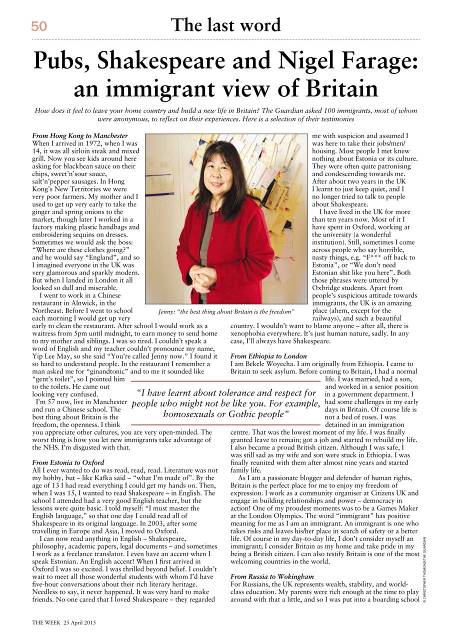 The Week Preview Pages