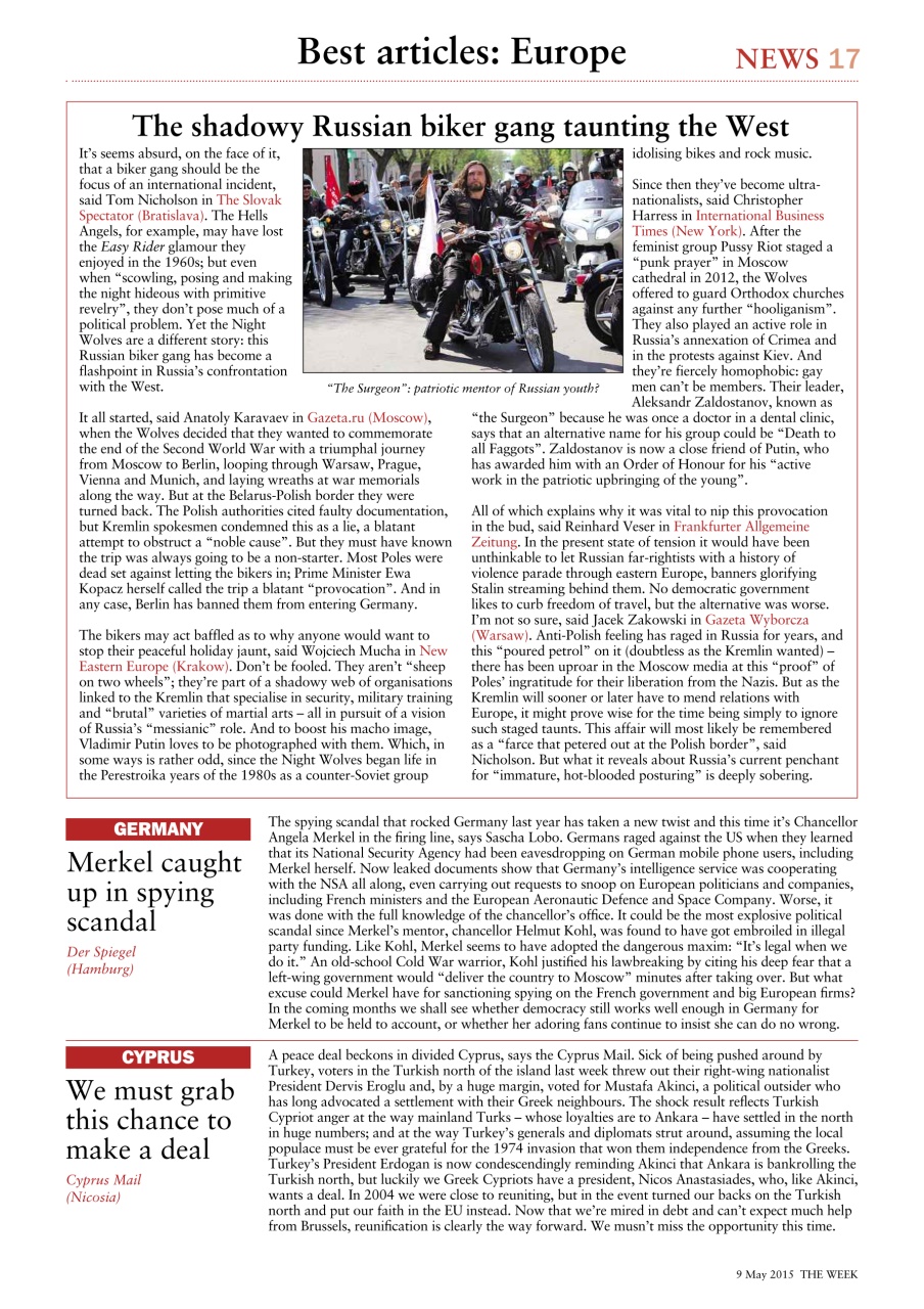 The Week Preview Pages