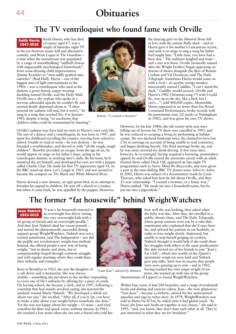 The Week Preview Pages