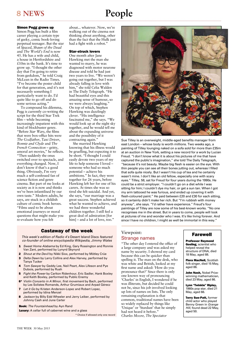 The Week Preview Pages