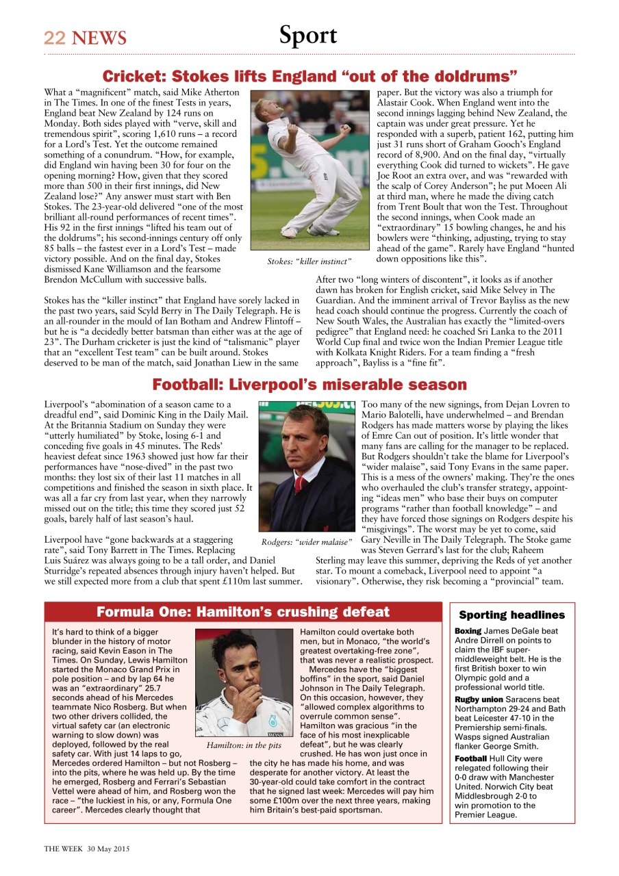 The Week Preview Pages