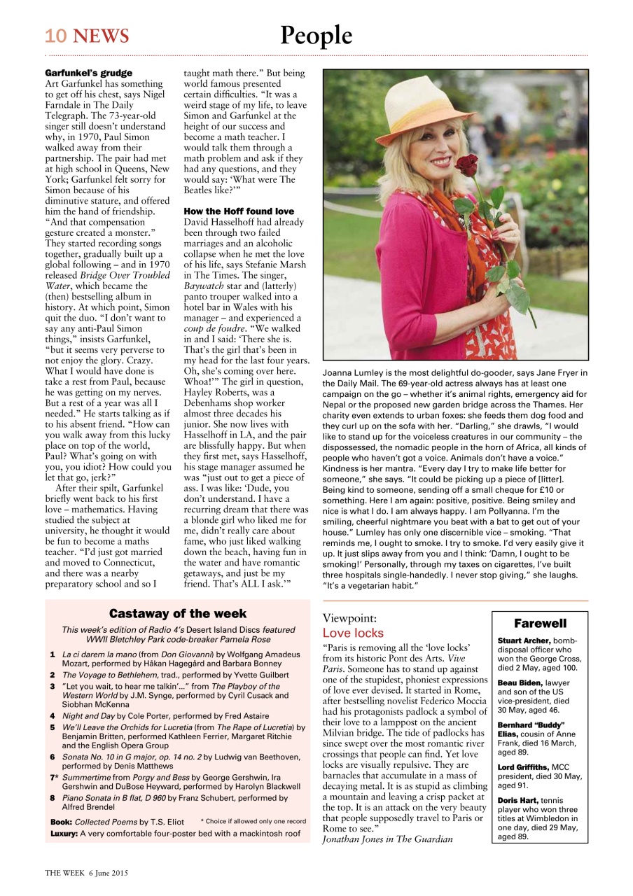 The Week Preview Pages