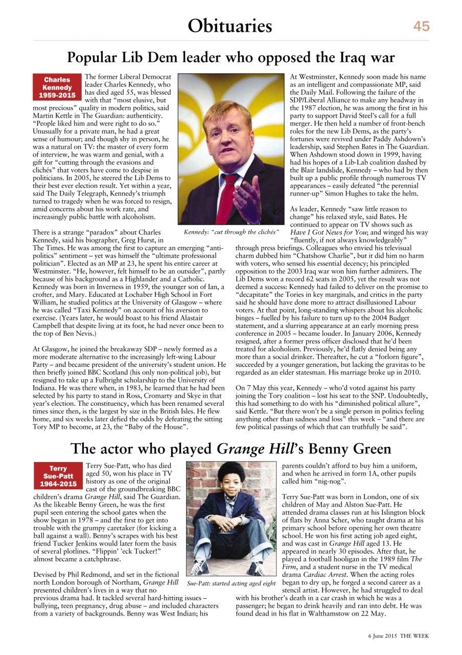 The Week Preview Pages