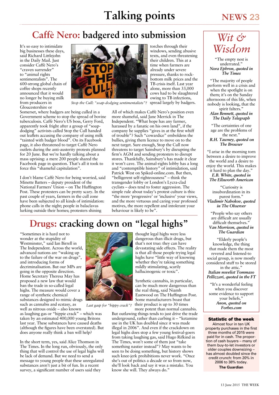 The Week Preview Pages