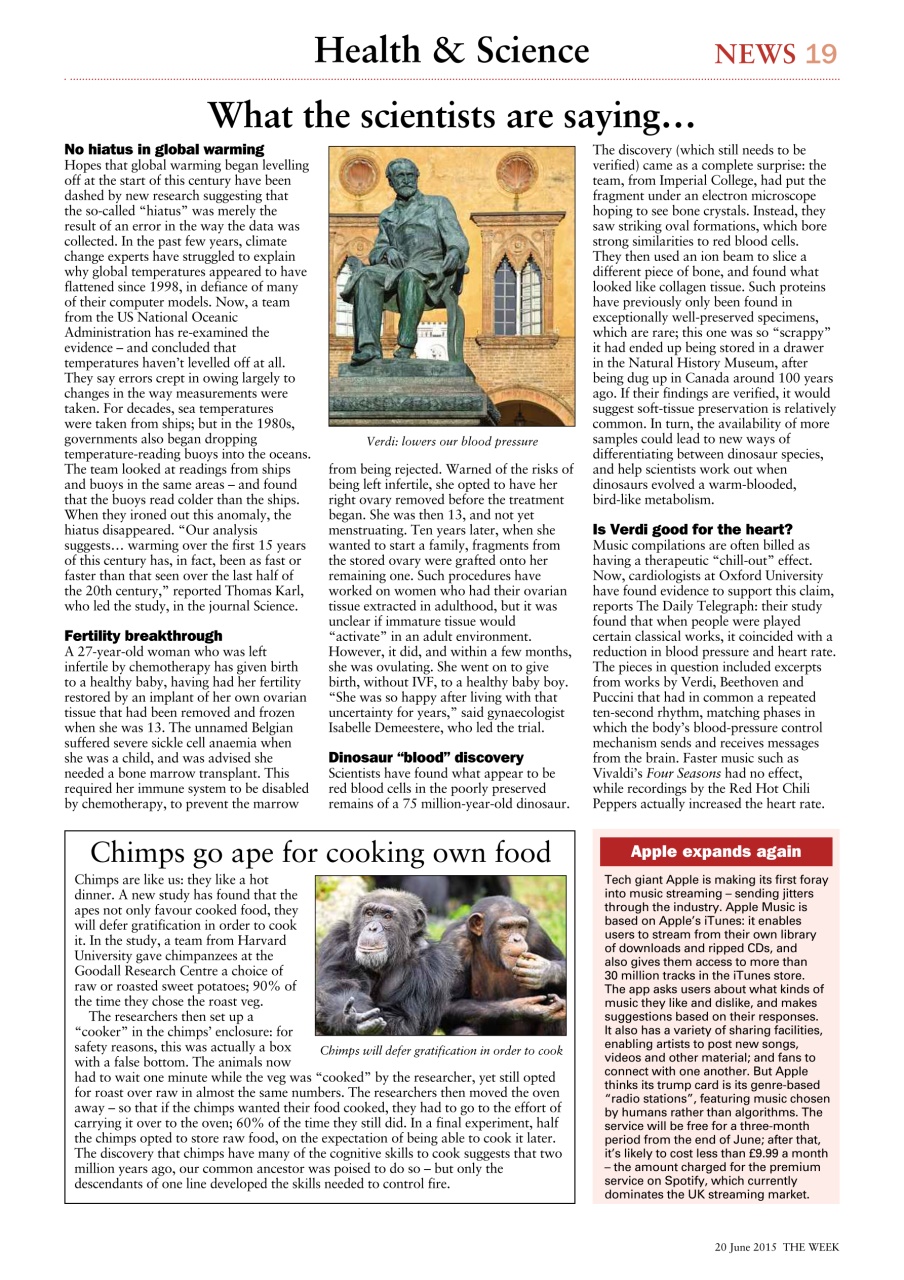 The Week Preview Pages